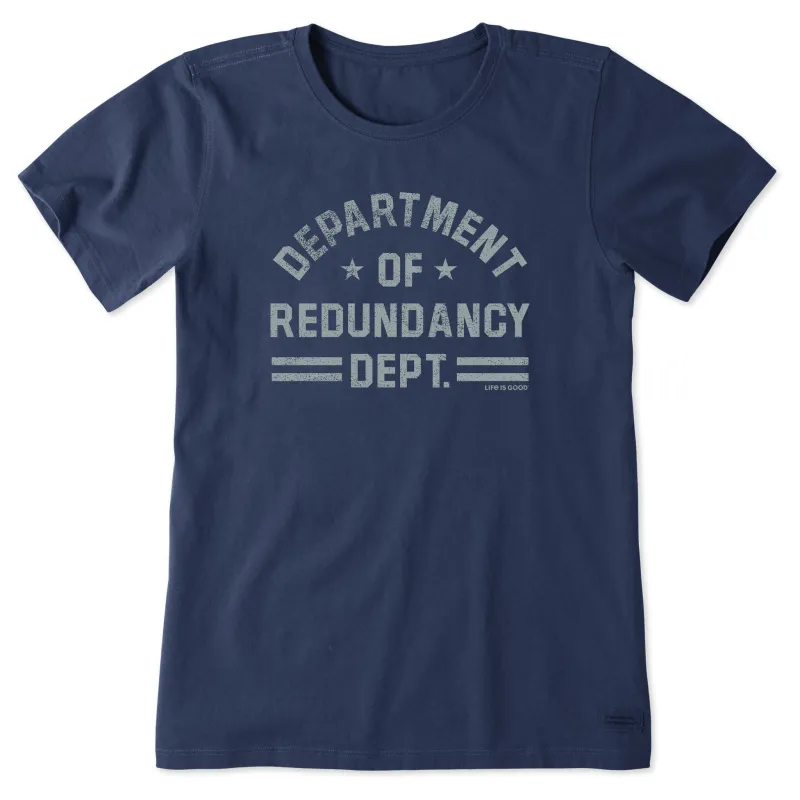 Women's Department of Redundancy Short Sleeve Tee sold by Life is Good