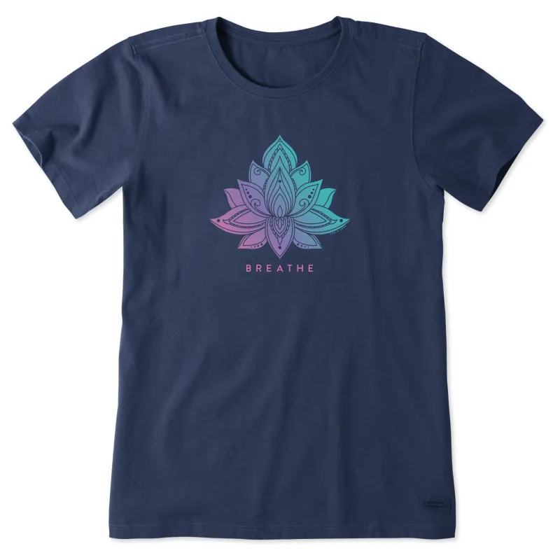 Women's Lotus Breathe Short Sleeve Tee sold by Life is Good