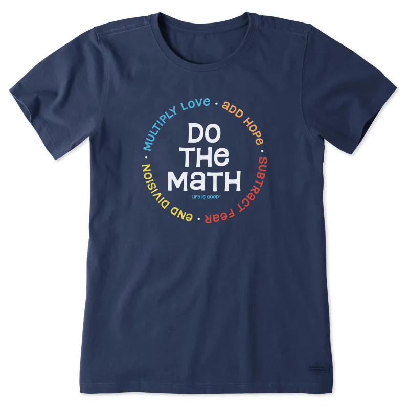 Women's End Division Do the Math Short Sleeve Tee sold by Life is Good