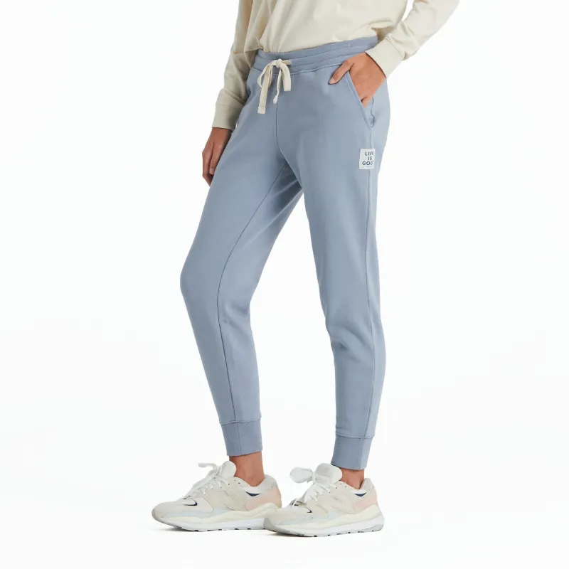 Women's Solid Simply True Fleece Jogger sold by Life is Good