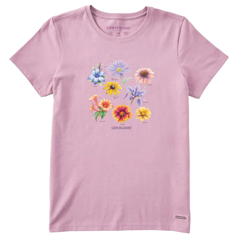 Women's Antique Native Flowers Short Sleeve Tee sold by Life is Good