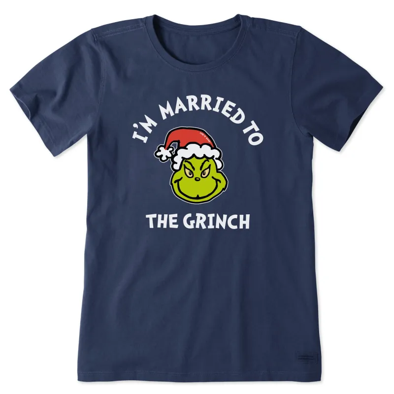 Women's Married to the Grinch Short Sleeve Crusher Tee made by Life is Good