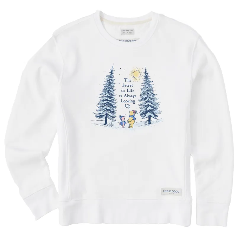 Women's Looking Up Winnie & P Simply True Crew sold by Life is Good