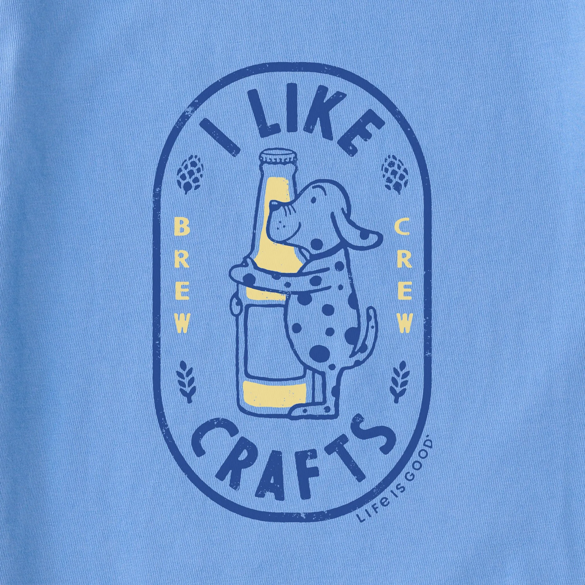 Women's I Like Crafts Dog Label Short Sleeve Crusher Boxy Tee sold by Life is Good product image thumbnail 5