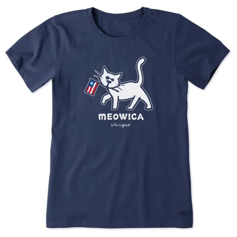 Women's Al Meowica Short Sleeve Crusher Tee made by Life is Good