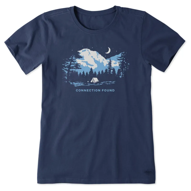 Women's Connection Found Camping Short Sleeve Crusher Tee made by Life is Good