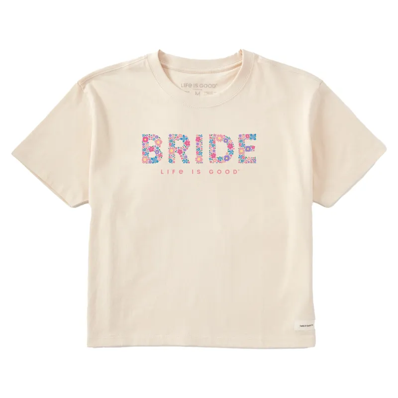 Women's Floral Tribe Short Sleeve Crusher Boxy Tee sold by Life is Good