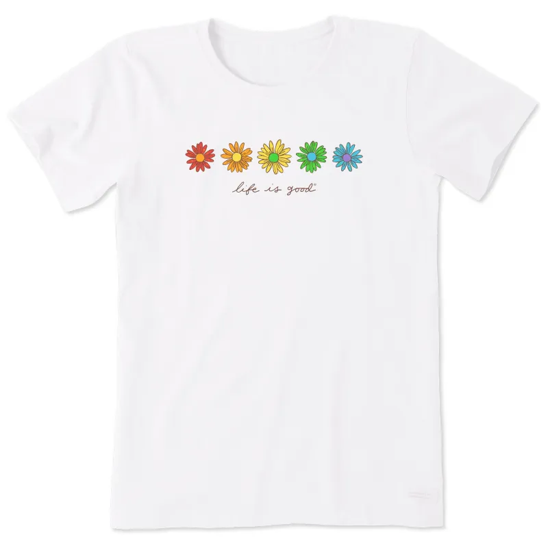 Women's Daisy Spectrum Short Sleeve Tee sold by Life is Good