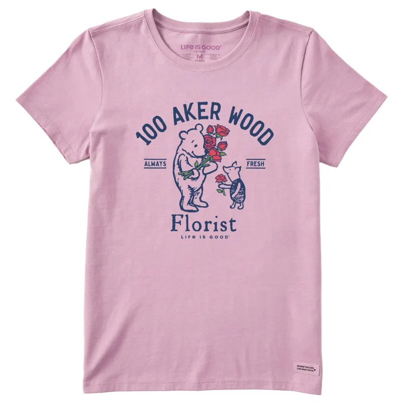 Women's Winnie 100 Aker Florist Short Sleeve Tee sold by Life is Good