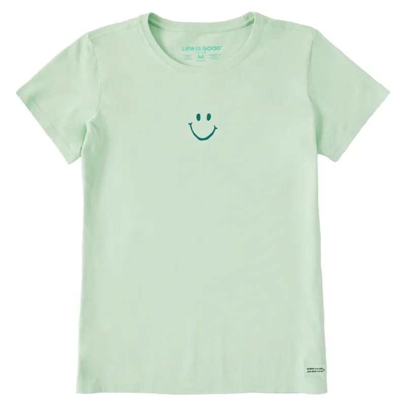 Women's Smiley Short Sleeve Crusher Tee sold by Life is Good