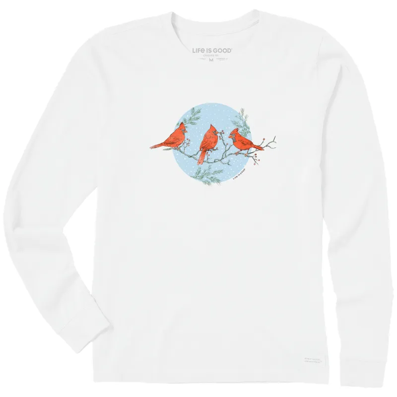Women's Fineline 3 Cardinals Long Sleeve Crusher Tee sold by Life is Good