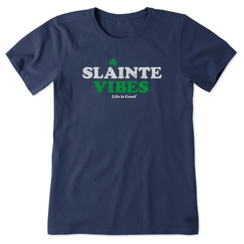 Women's Slainte Vibes Short Sleeve Tee sold by Life is Good
