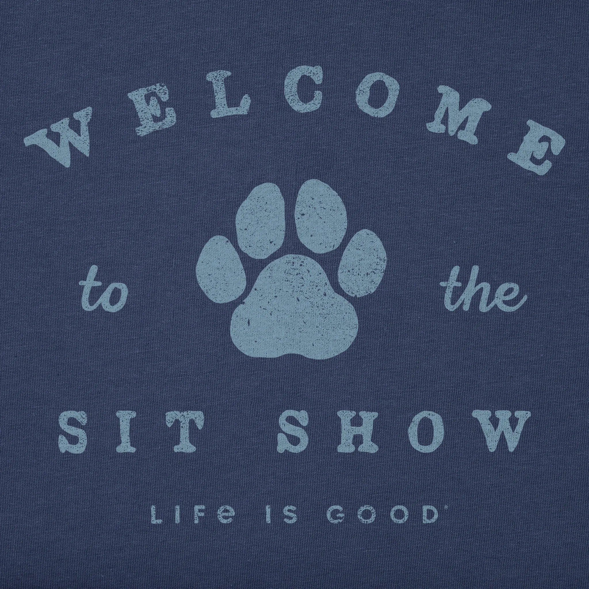 Women's Welcome to the Sit Show Short Sleeve Crusher Boxy Tee sold by Life is Good product image thumbnail 2