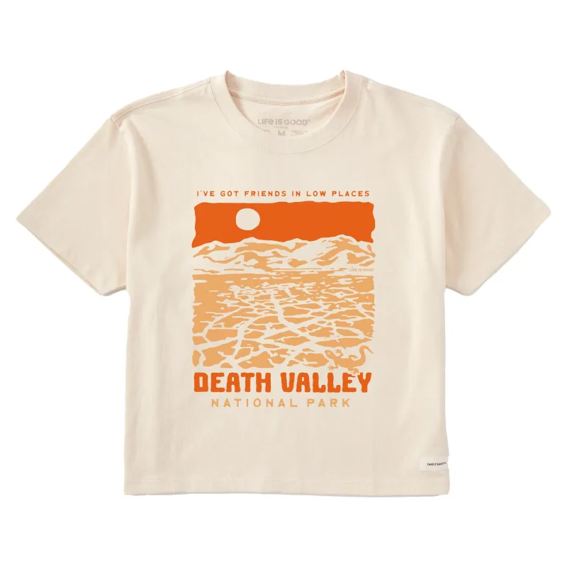 Women's Death Valley Low Places Short Sleeve Crusher Boxy Tee sold by Life is Good
