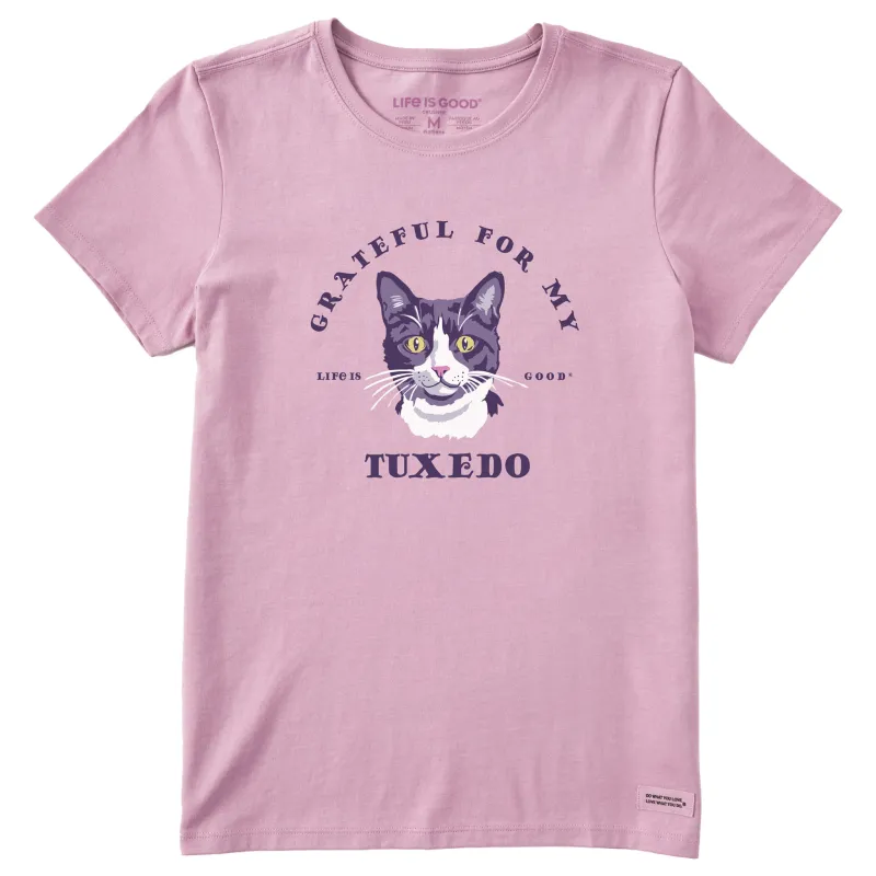 Women's Grateful for my Tuxedo Short Sleeve Tee sold by Life is Good