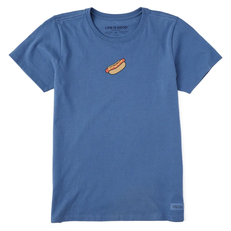 Women's Hot Dog Mini Short Sleeve Crusher Tee sold by Life is Good