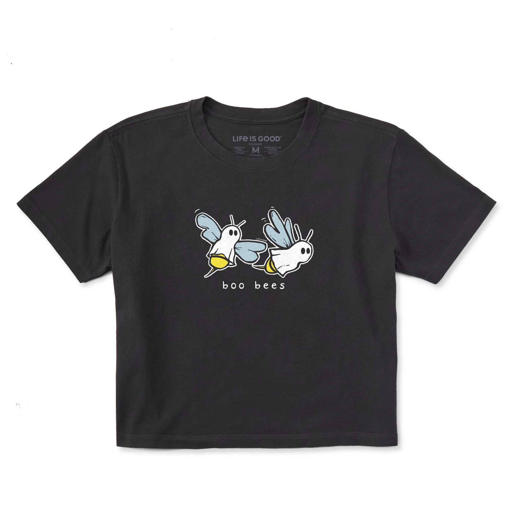 Women's Boo Bees Short Sleeve Crusher Boxy Tee sold by Life is Good product image thumbnail 3