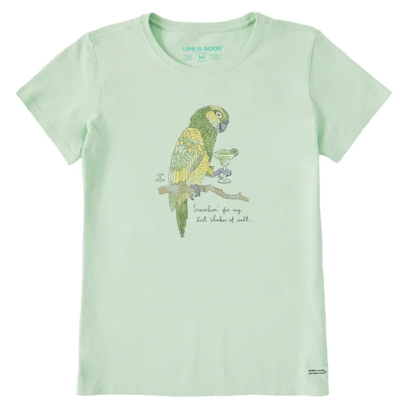 Women's Margarita Parrot Short Sleeve Crusher Tee sold by Life is Good