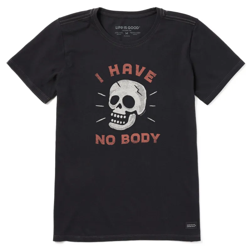 Women's I Have No Body Skull Short Sleeve Tee sold by Life is Good