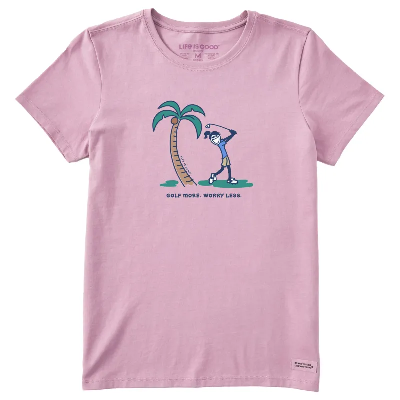 Women's Jackie Palm Golf More Short Sleeve Tee sold by Life is Good