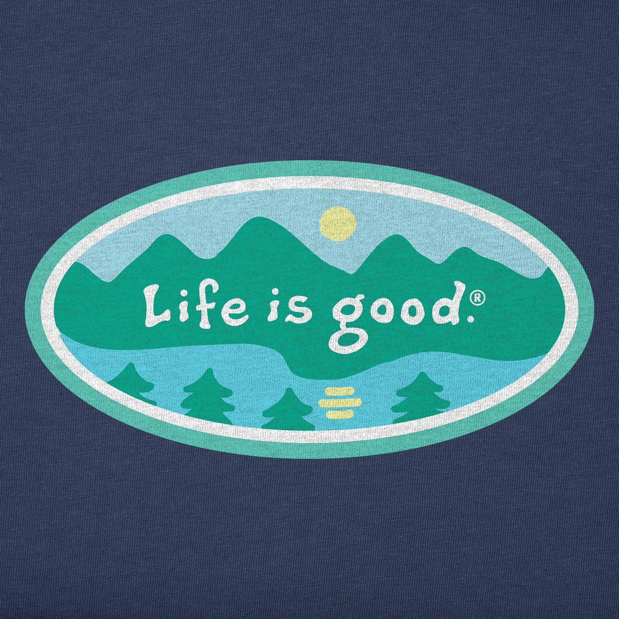 Women's Mountainside Oval Simply True Fleece Crew sold by Life is Good product image thumbnail 2