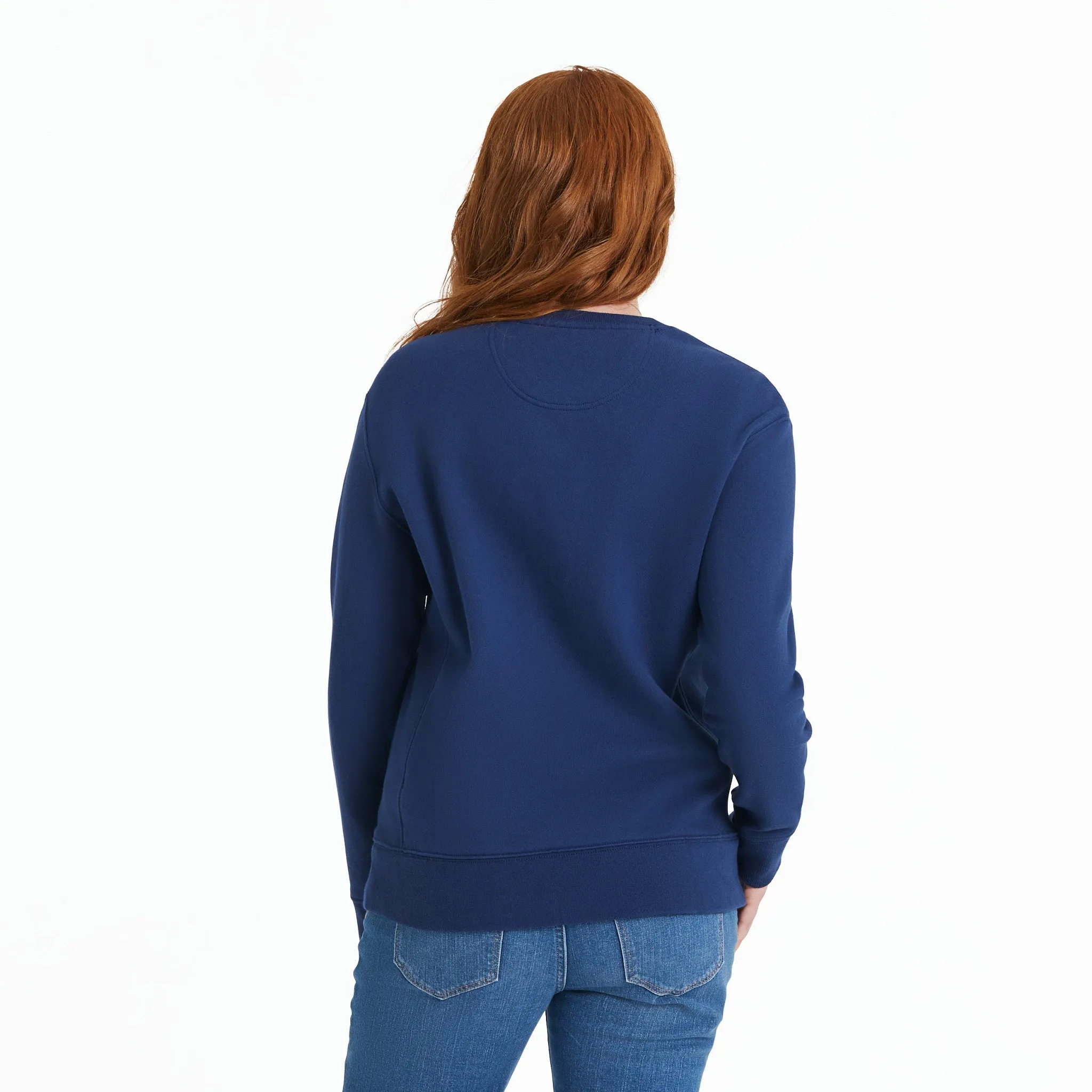 Women's Mountainside Oval Simply True Fleece Crew sold by Life is Good product image thumbnail 3