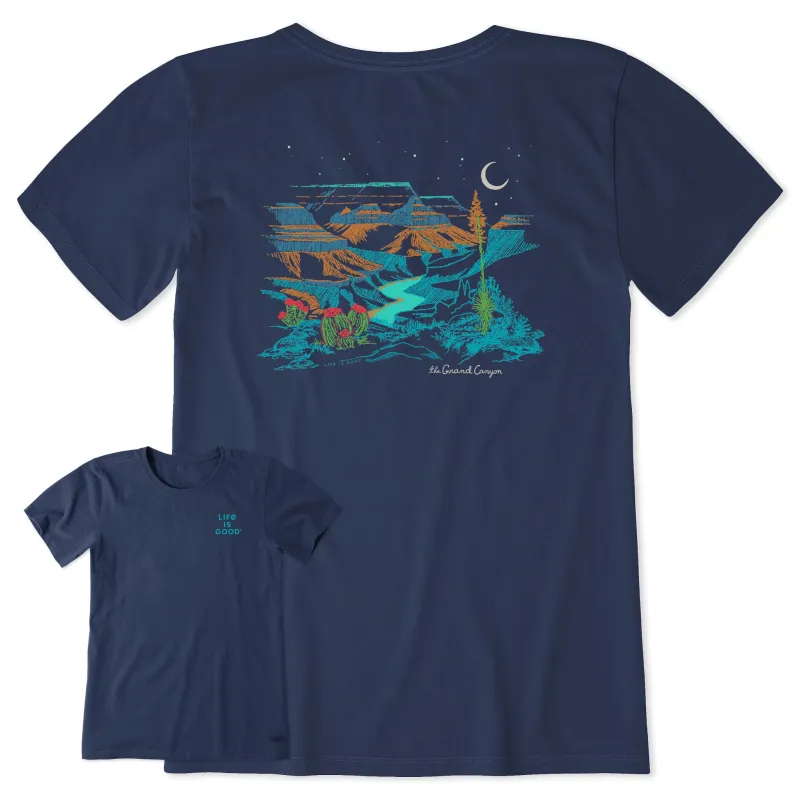 Women's Grand Canyon Short Sleeve Tee sold by Life is Good