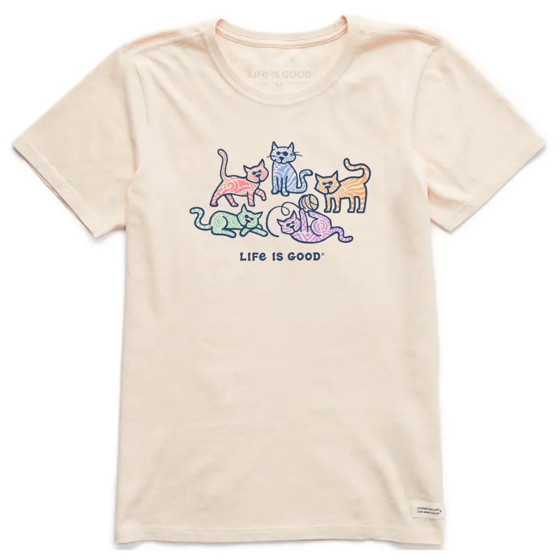 Women's Al's w Patterns Short Sleeve Crusher Tee sold by Life is Good