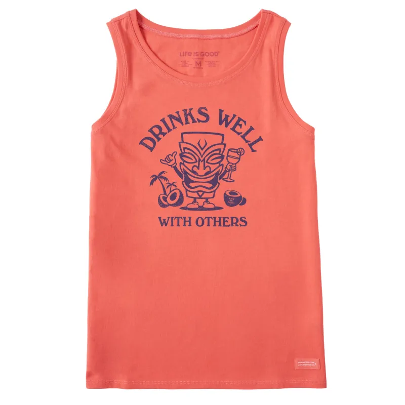 Women's Drinks Well Tiki Crusher Tank sold by Life is Good
