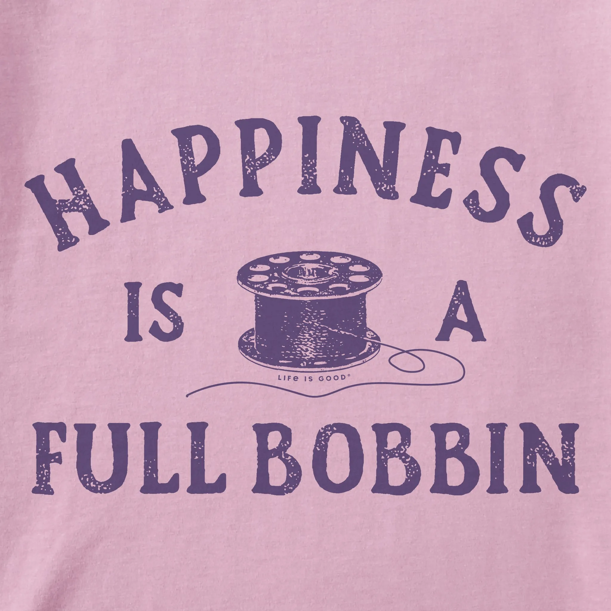 Women's Happiness is a Full Bobbin Short Sleeve Vee sold by Life is Good product image thumbnail 4