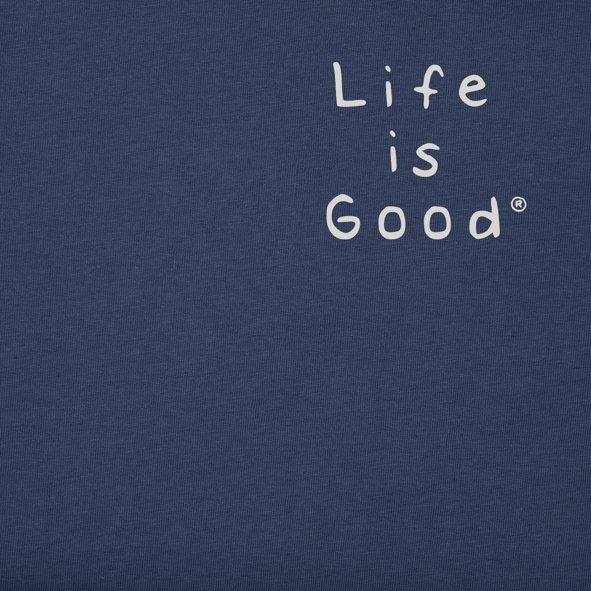 Women's Line Heart Simply True Fleece Crew sold by Life is Good product image thumbnail 3