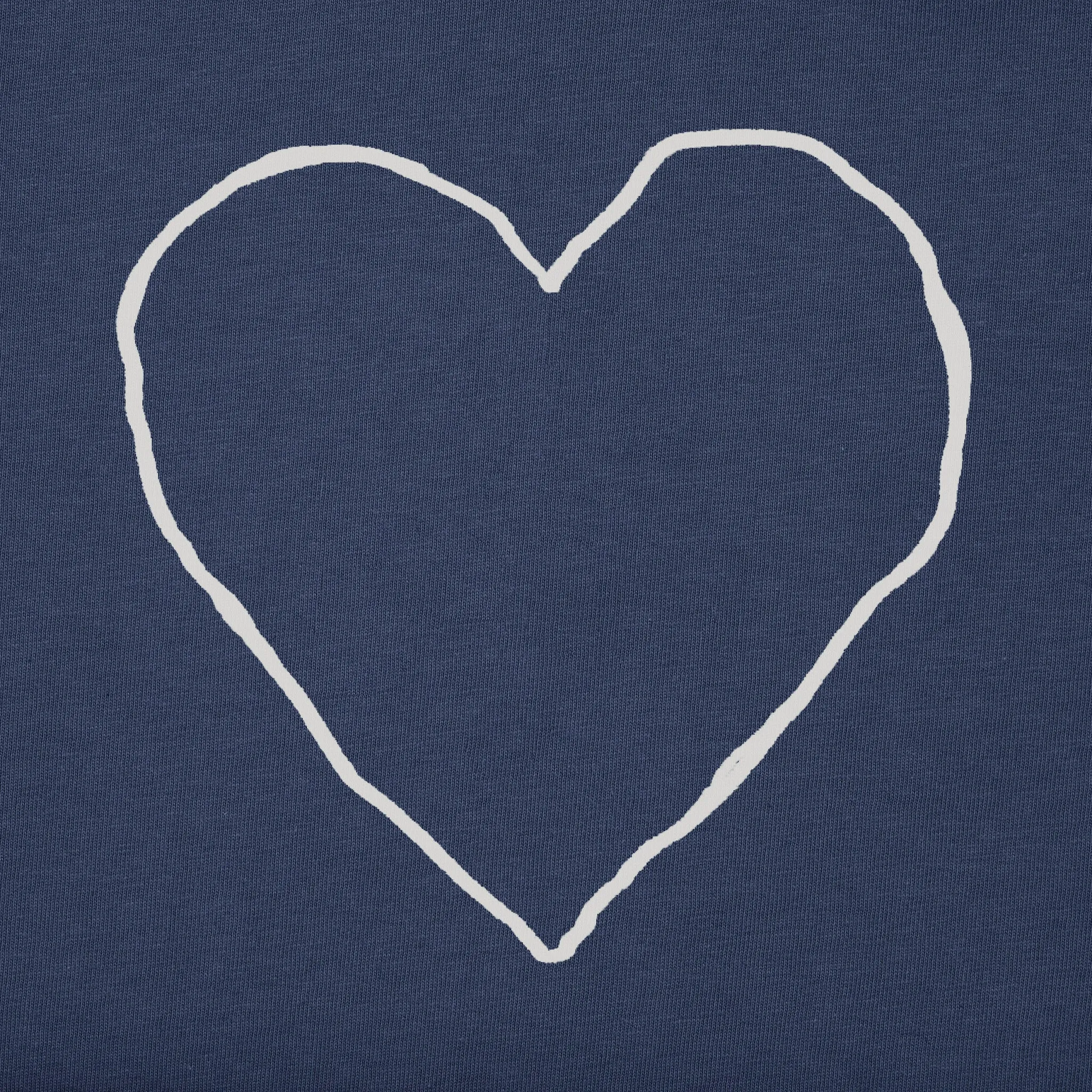 Women's Line Heart Simply True Fleece Crew sold by Life is Good product image thumbnail 5