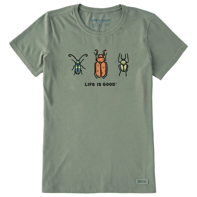 Women's Three Bugs Short Sleeve Tee sold by Life is Good