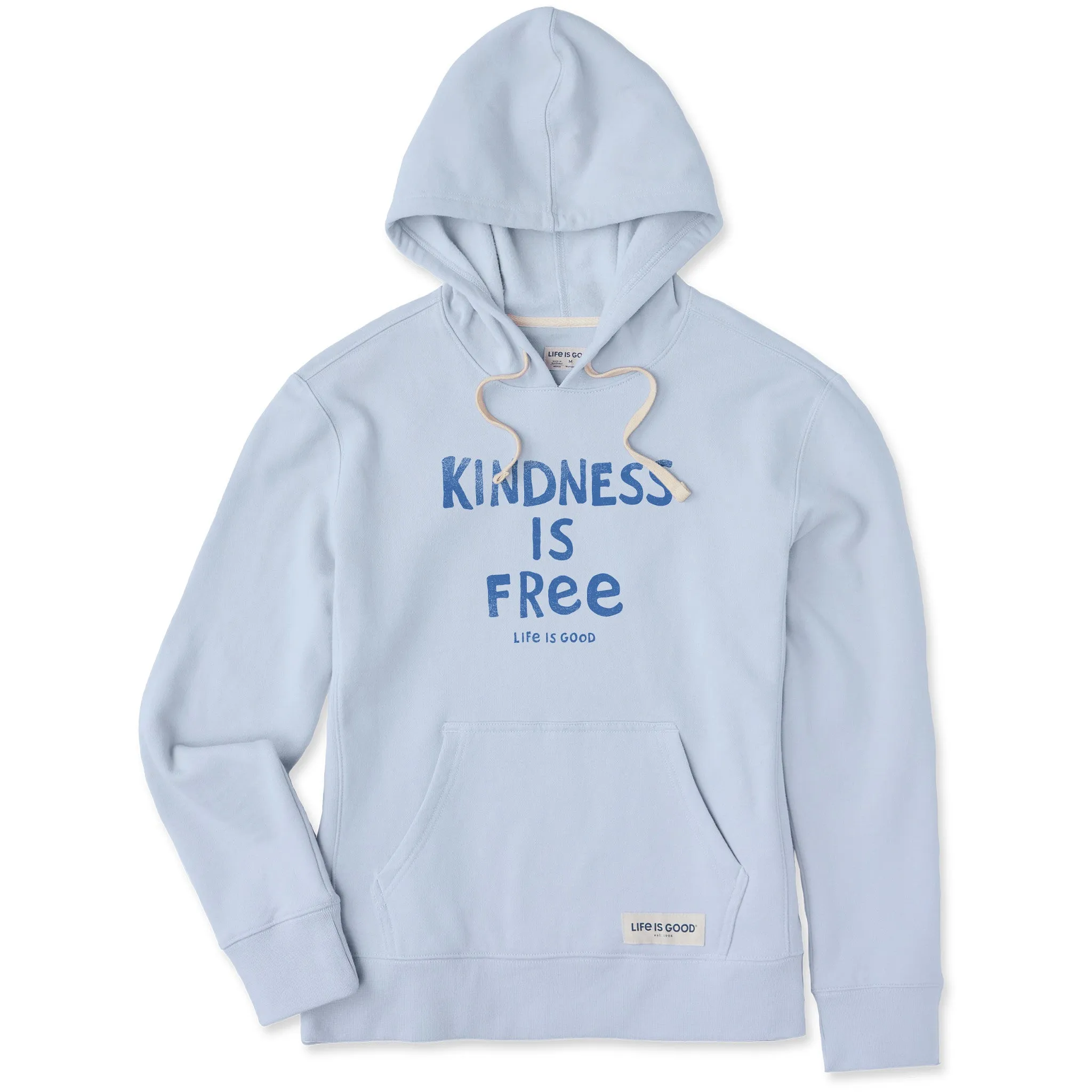 Women's Kindness is Free Simply True Fleece Hoodie sold by Life is Good product image thumbnail 3