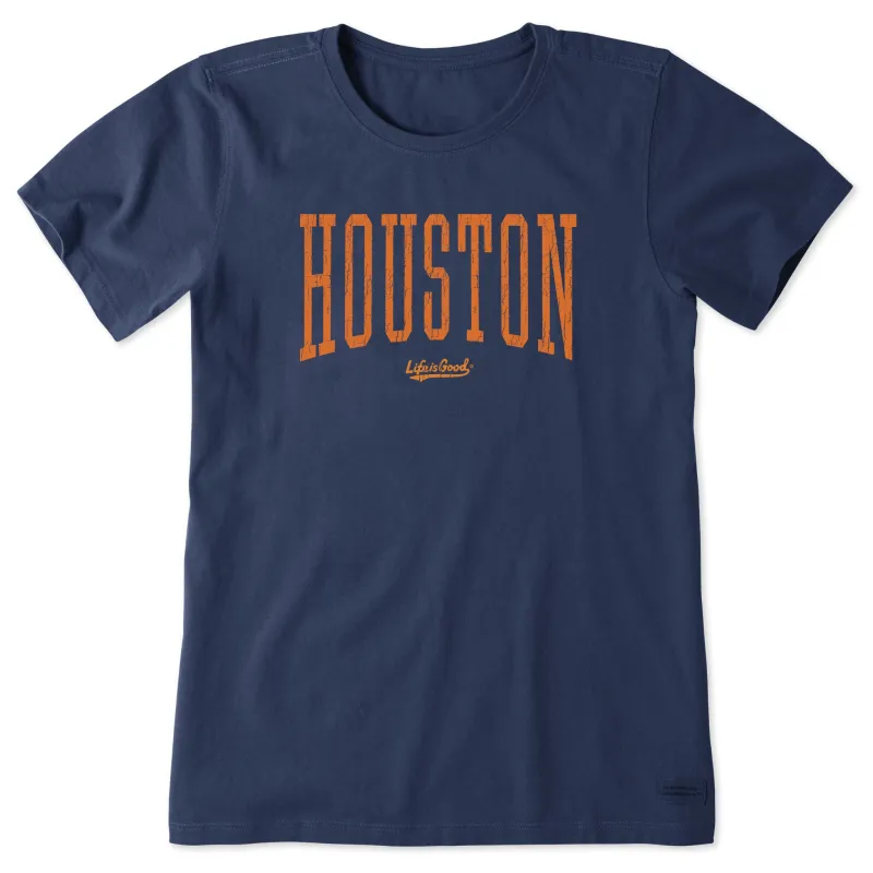 Women's Houston Short Sleeve Crusher Tee sold by Life is Good