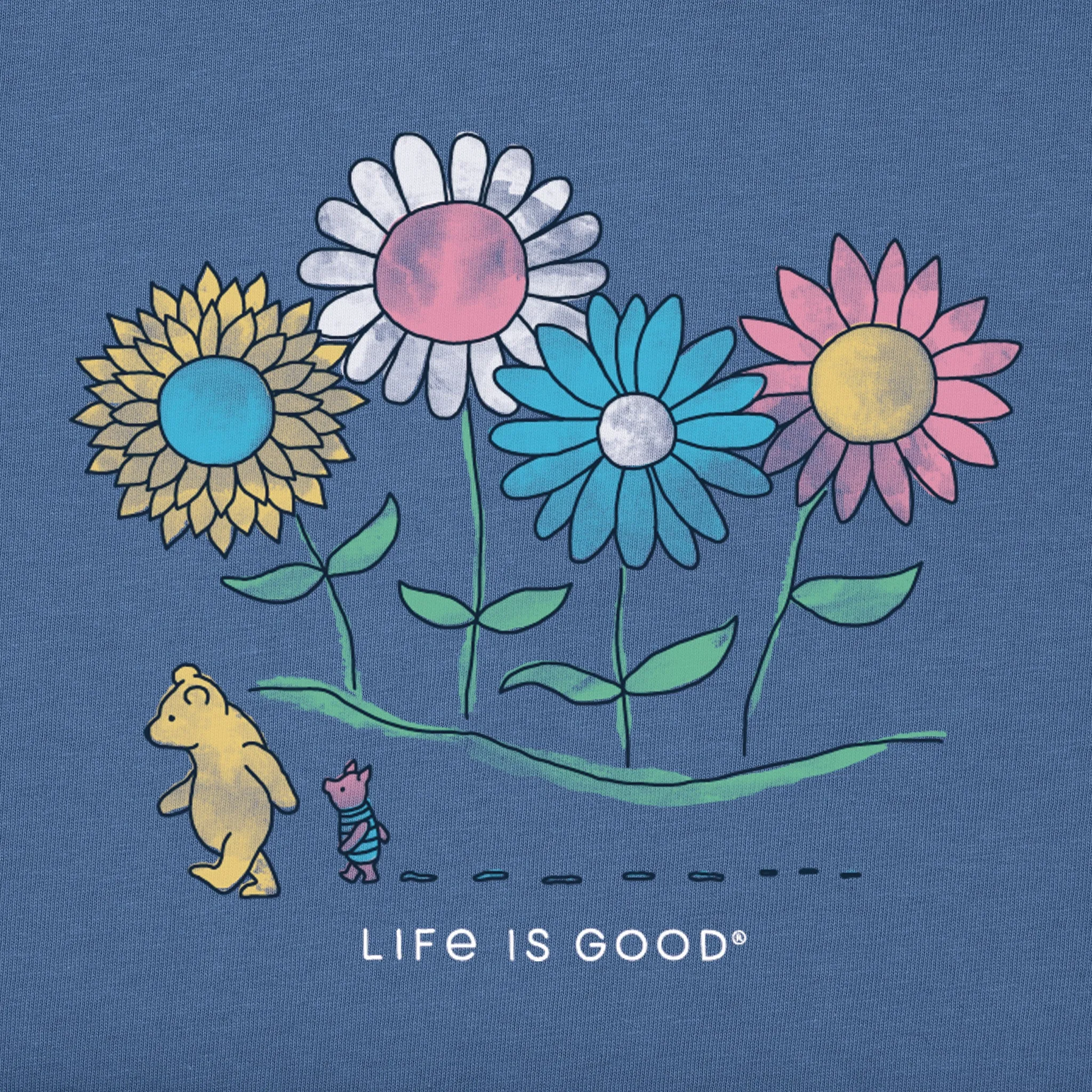 Women's Winnie Wildflower Hike Short Sleeve Tee sold by Life is Good product image thumbnail 2