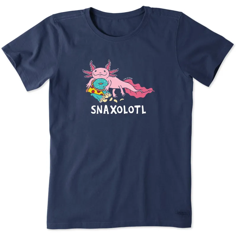 Women's Snaxolotl Short Sleeve Tee sold by Life is Good