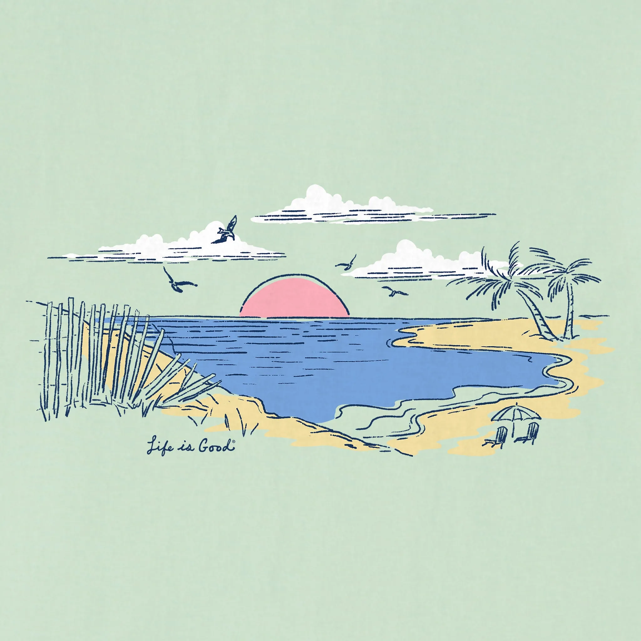 Women's Secret Spot Short Sleeve Crusher-LITE Vee sold by Life is Good product image thumbnail 2