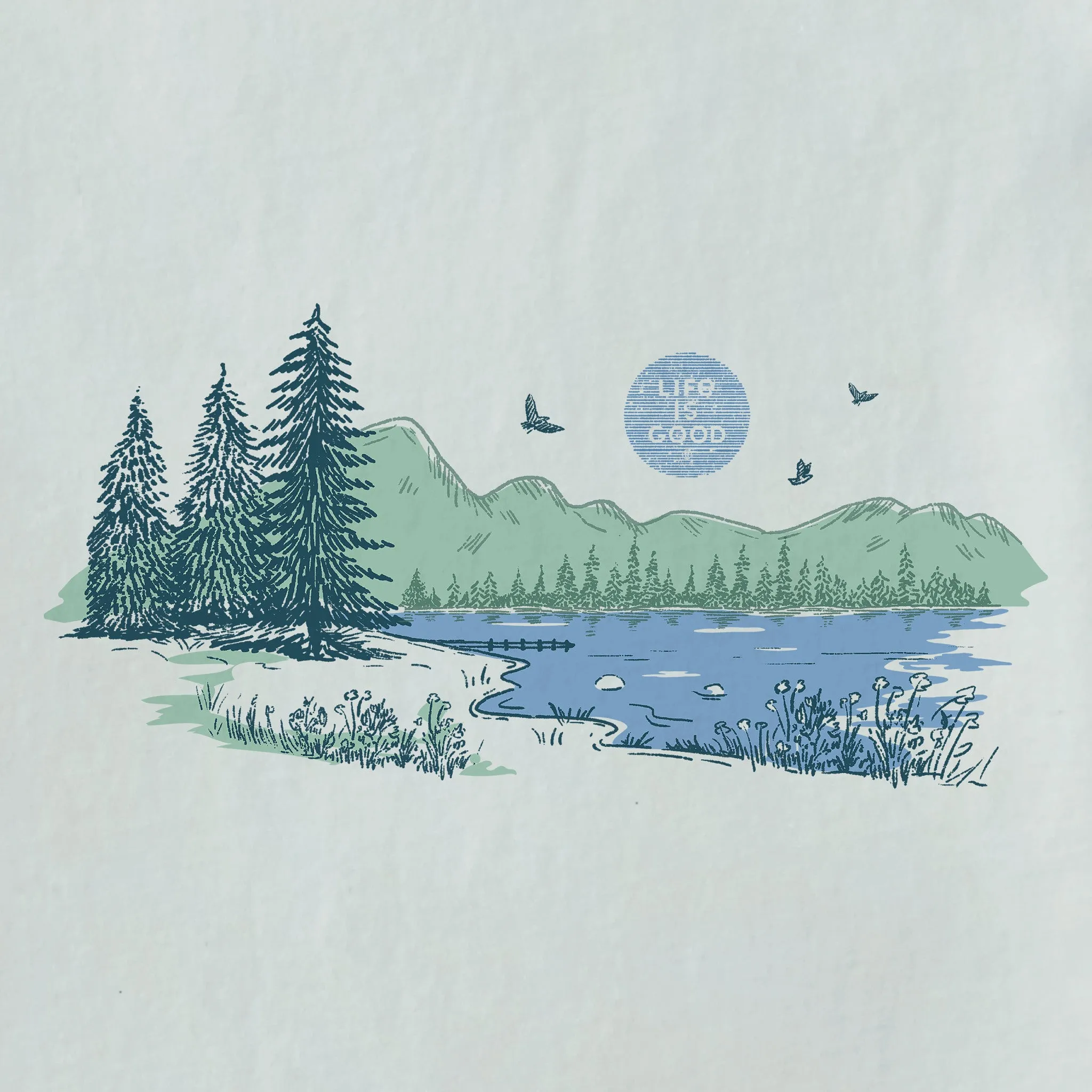 Women's Mountain Lake Short Sleeve Crusher Tee sold by Life is Good product image thumbnail 4