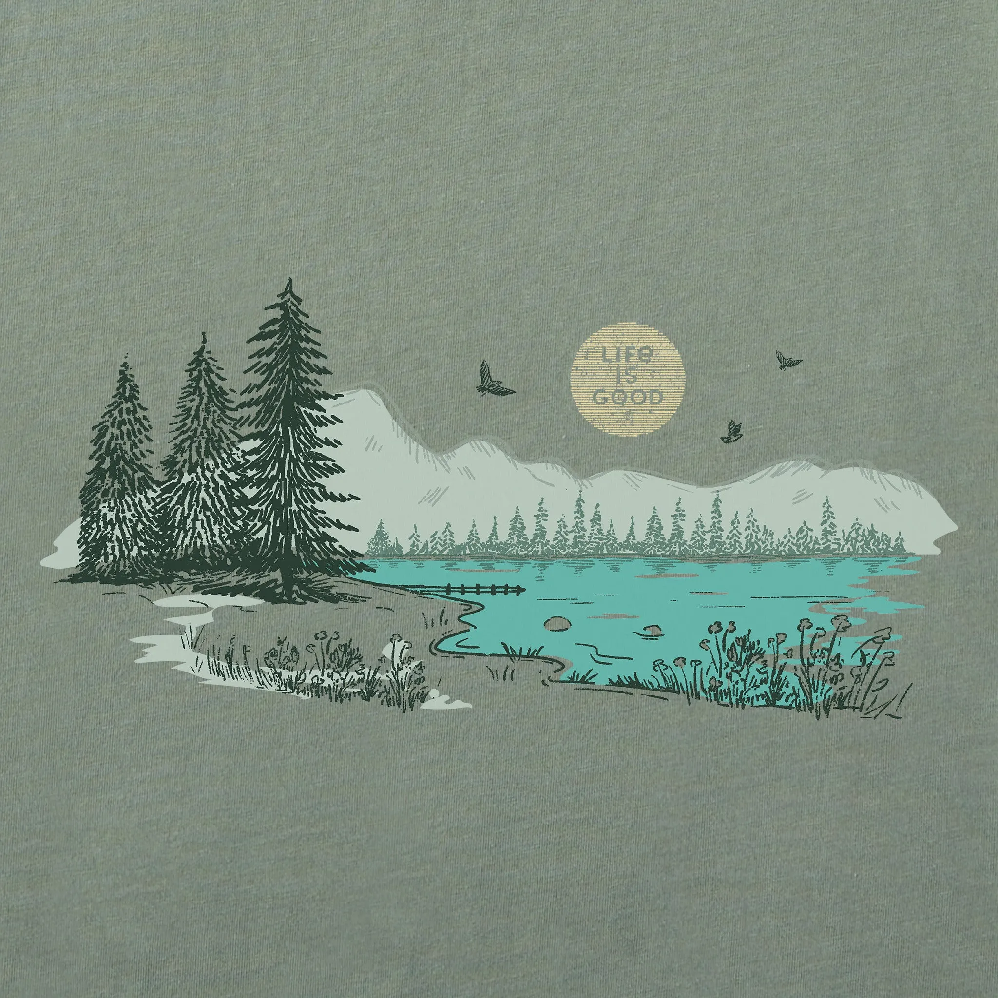 Women's Mountain Lake Short Sleeve Crusher Tee sold by Life is Good product image thumbnail 2