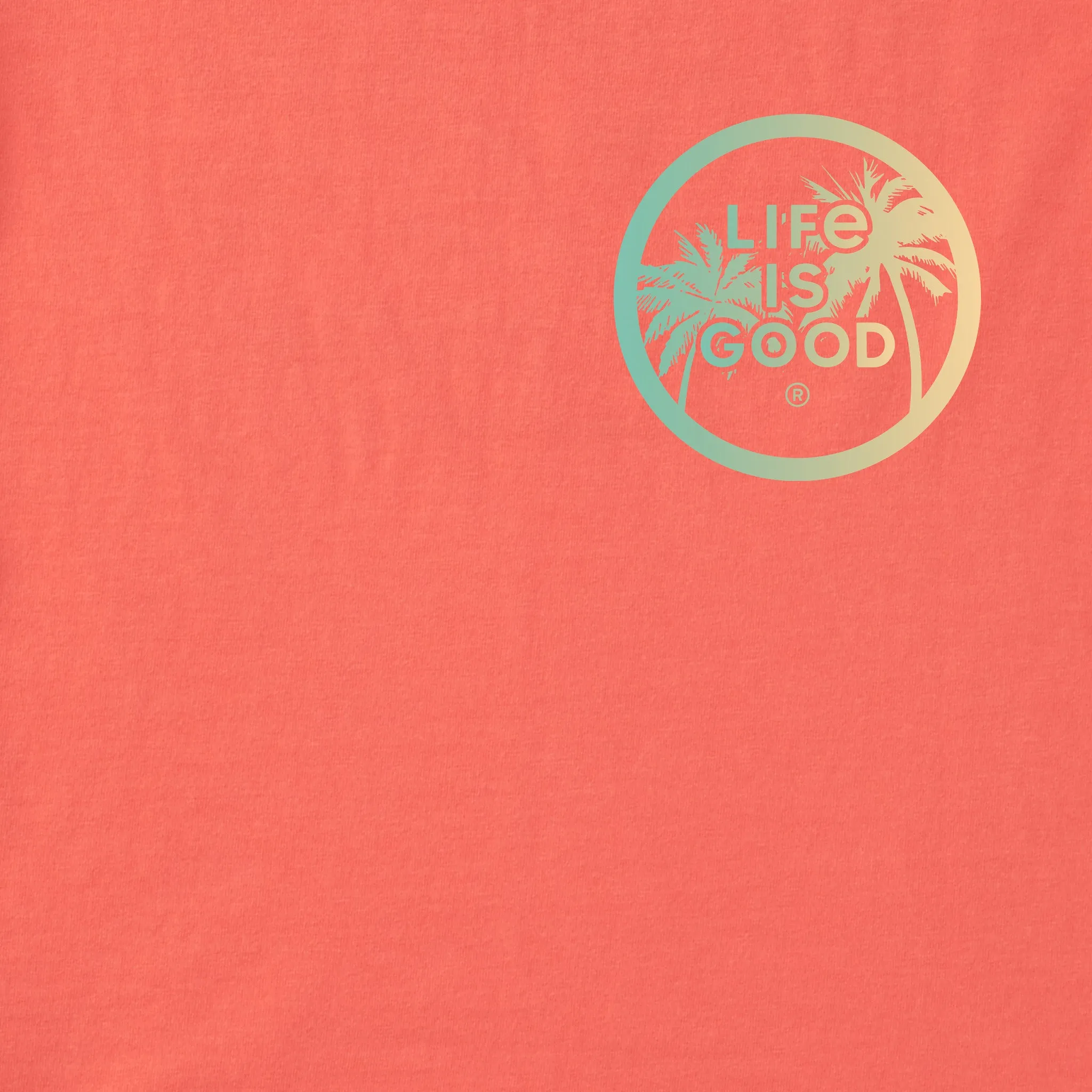 Women's Retro Palms Short Sleeve Crusher Tee sold by Life is Good product image thumbnail 3