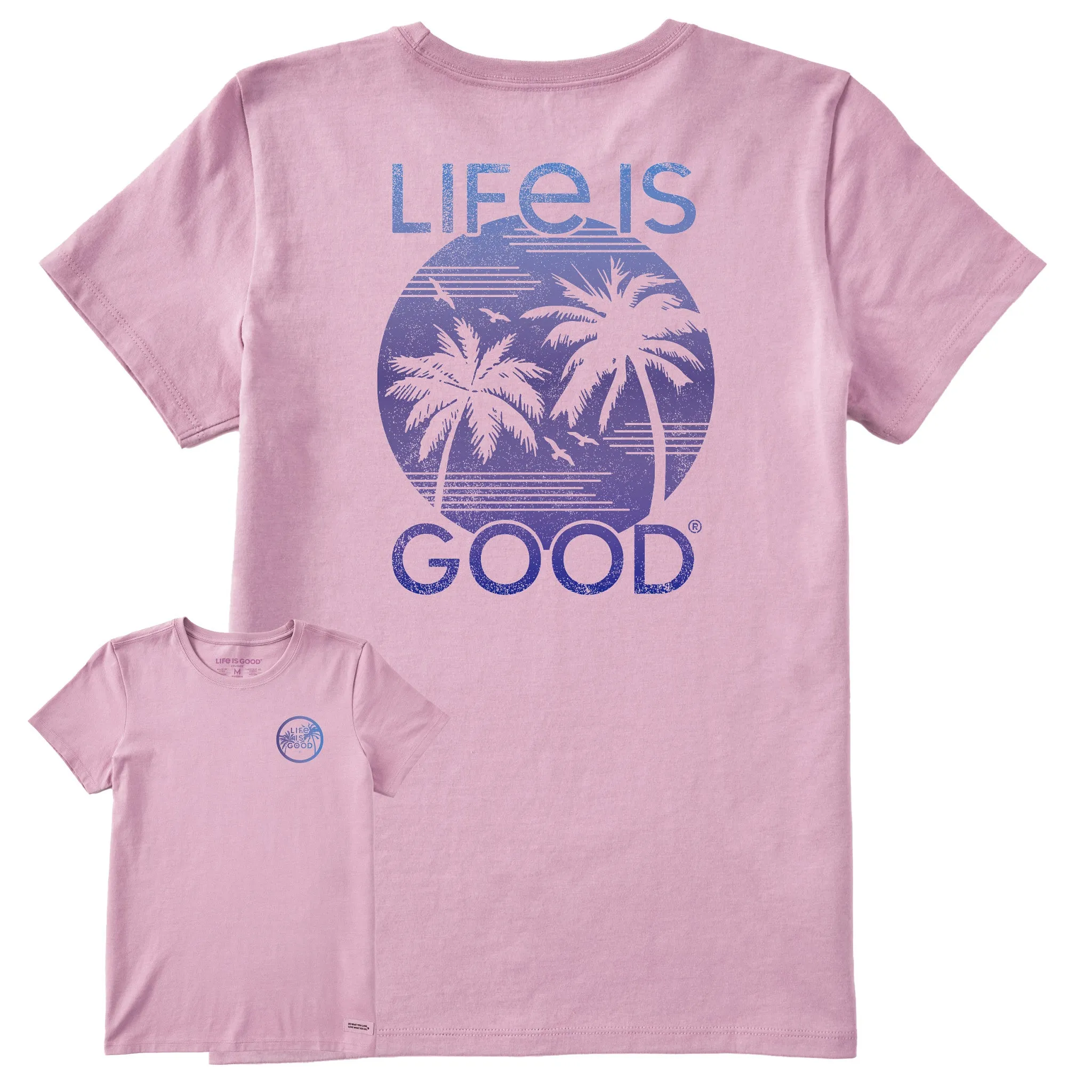 Women's Retro Palms Short Sleeve Crusher Tee sold by Life is Good product image thumbnail 4