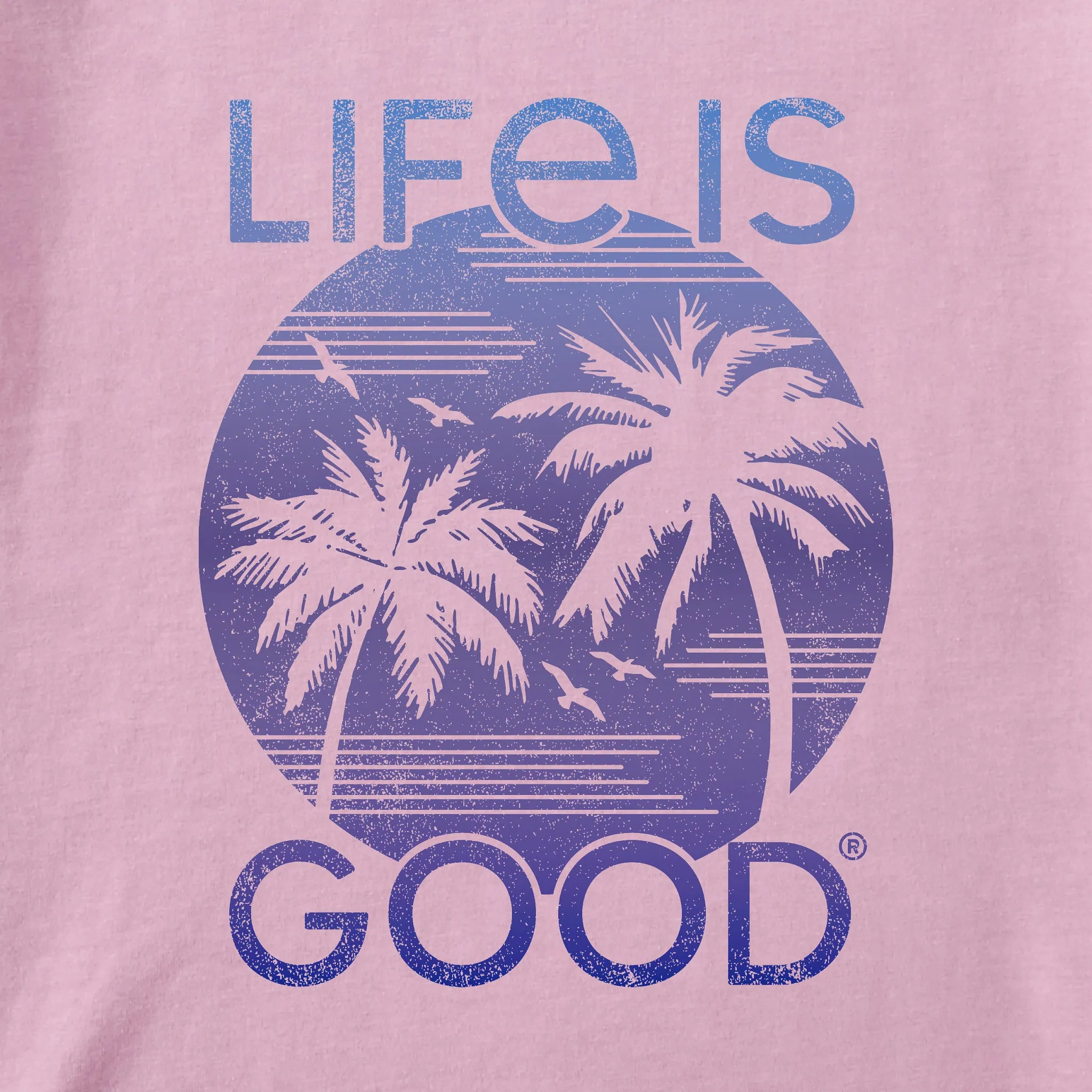 Women's Retro Palms Short Sleeve Crusher Tee sold by Life is Good product image thumbnail 5