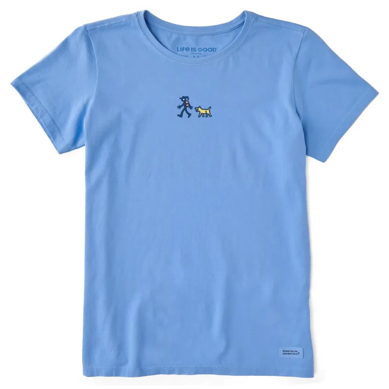 Women's Jackie & Rocket Hike Short Sleeve Crusher Tee sold by Life is Good