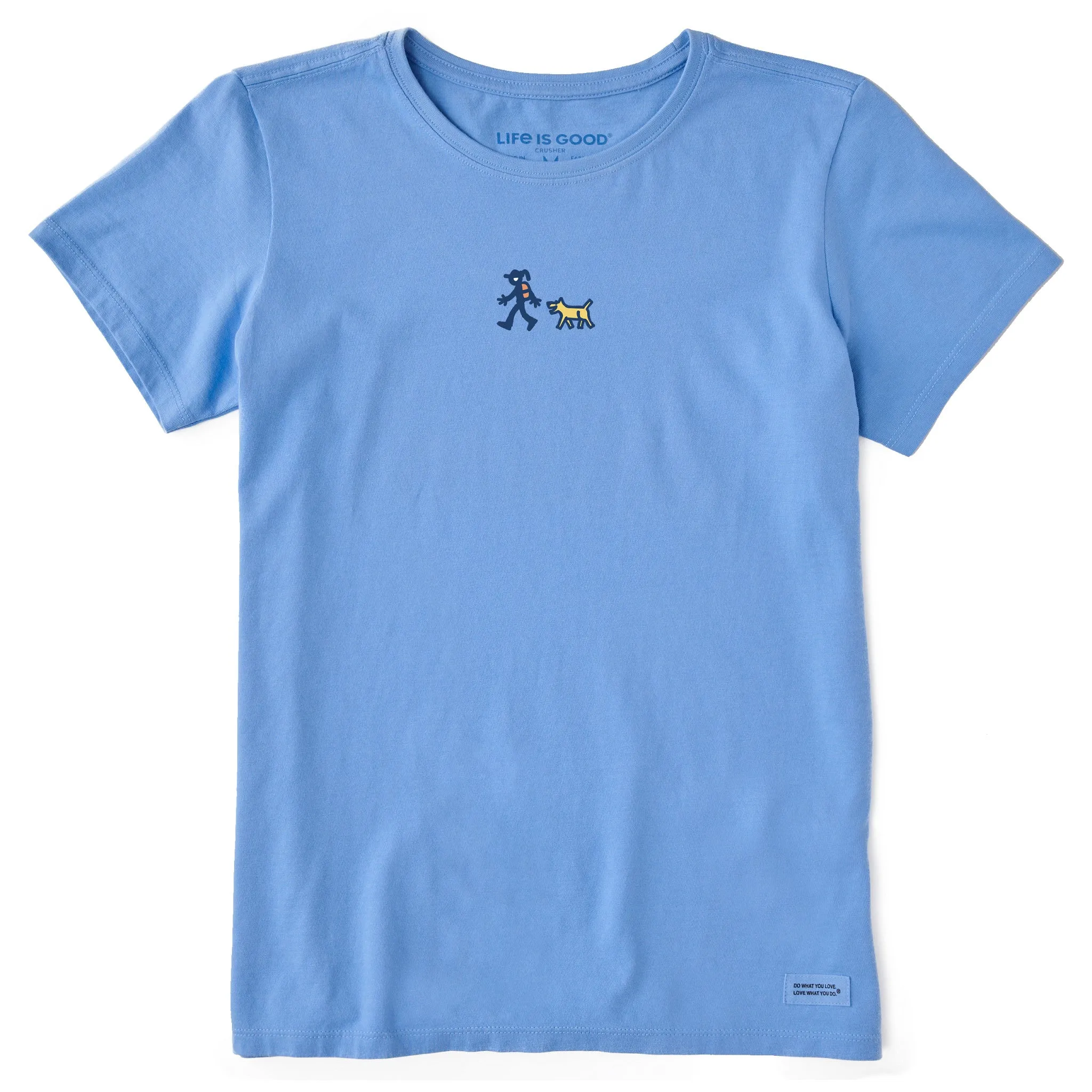 Women's Jackie & Rocket Hike Short Sleeve Crusher Tee sold by Life is Good