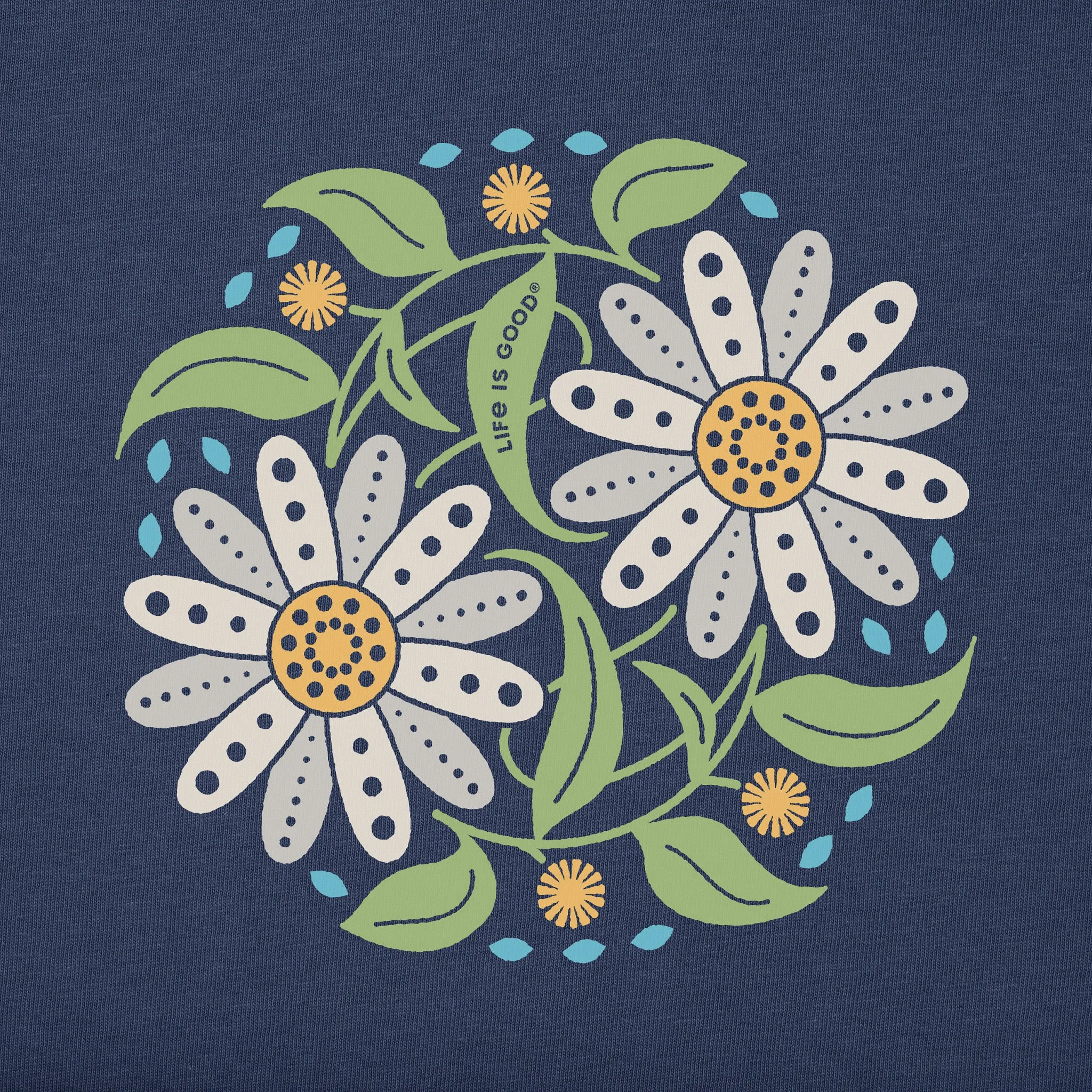 Women's Nordic Daisies Short Sleeve Tee sold by Life is Good product image thumbnail 2