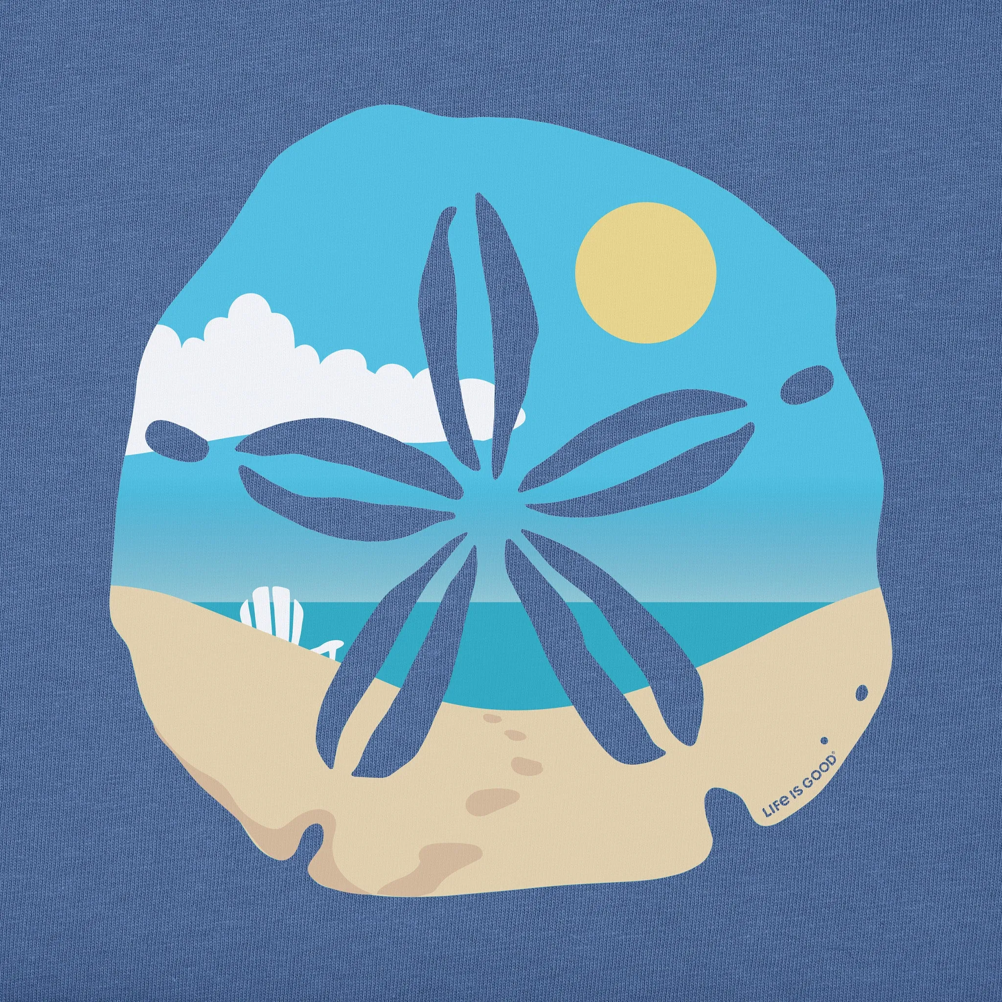 Women's Sand Dollar Beach Scene Short Sleeve Crusher Tee sold by Life is Good product image thumbnail 2