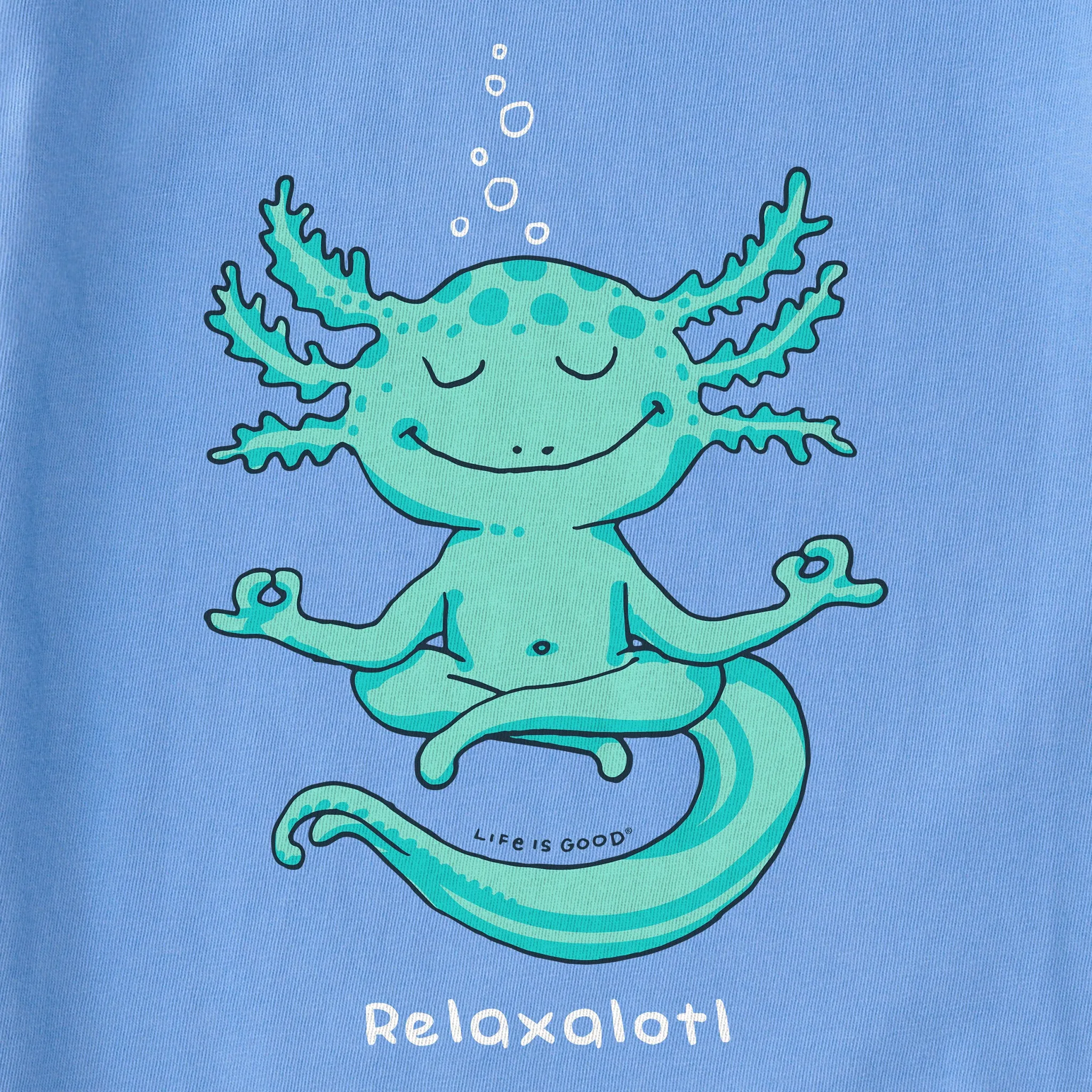 Women's Peaceful Relaxalotl Short Sleeve Tee sold by Life is Good product image thumbnail 4
