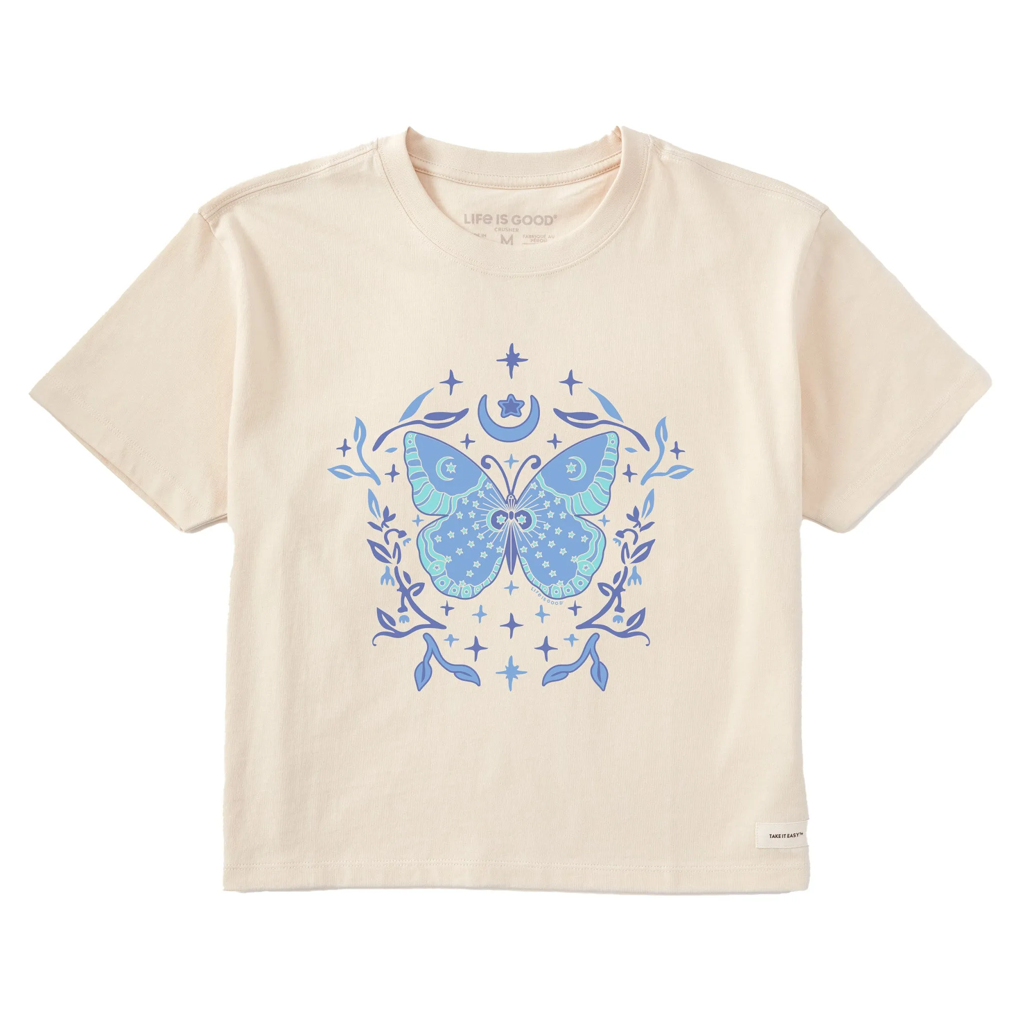 Women's Divine Butterfly Short Sleeve Crusher Boxy Tee sold by Life is Good product image thumbnail 3