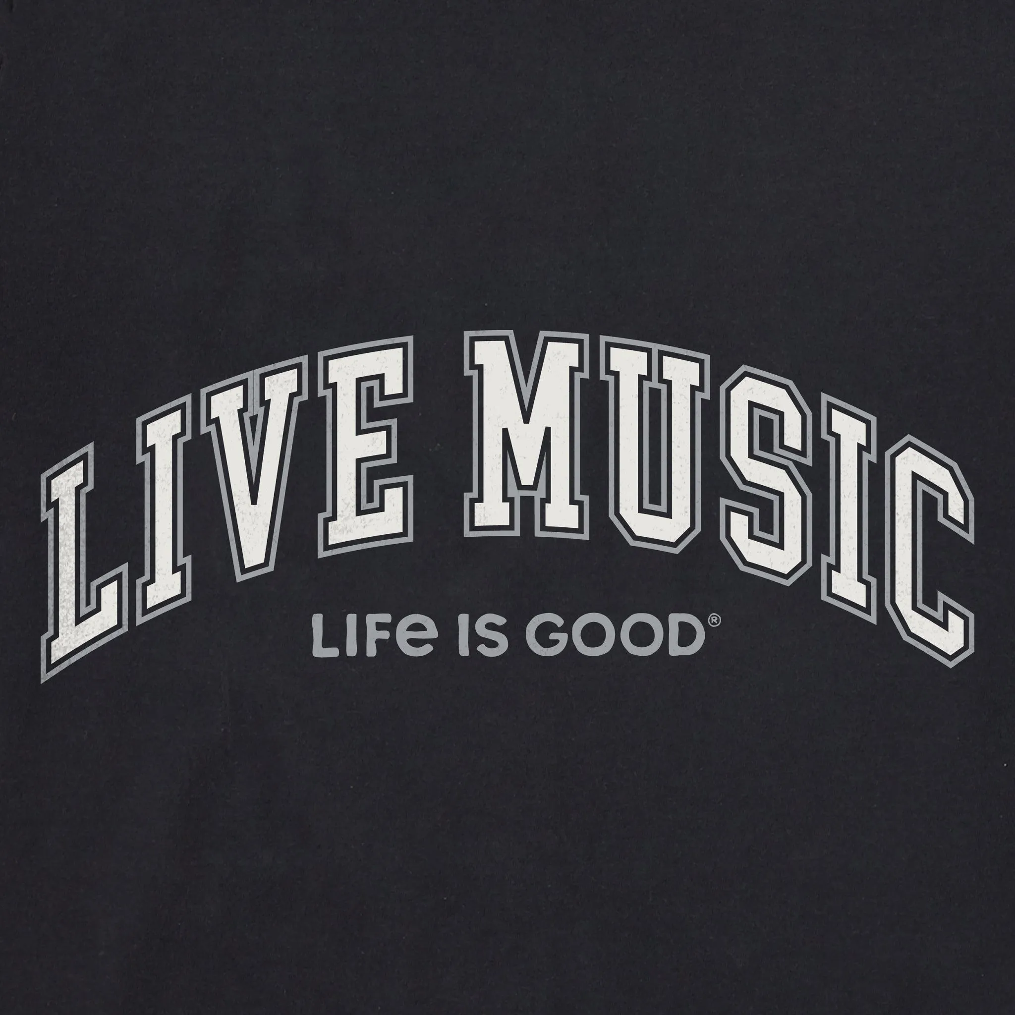 Women's Live Music Arch Simply True Fleece Hoodie sold by Life is Good product image thumbnail 2